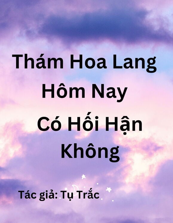 Thám Hoa Lang Hôm Nay Có Hối Hận Không?