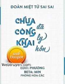 Chưa Công Khai Đã Ly Hôn